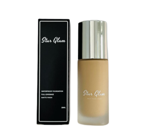 Star Glam Waterproof Luxury Oil Free Full Cover Liquid Foundation – Bottle